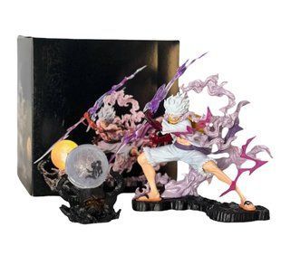 Аніме фігурка One Piece Ван Піс Luffy Мугівара Луффі, п'ятий гір, з підсвічуванням, 19 см (OP 0128)