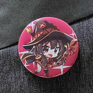 Значок аніме Богиня благословляє цей чудовий світ KonoSuba, діаметр 58 мм, (ZNKOSU 0003)