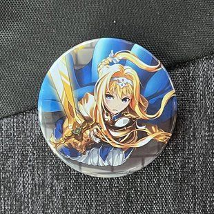 Значок аниме Мастера меча онлайн Sword Art Online, диаметр 58 мм (ZNSAO 0016)