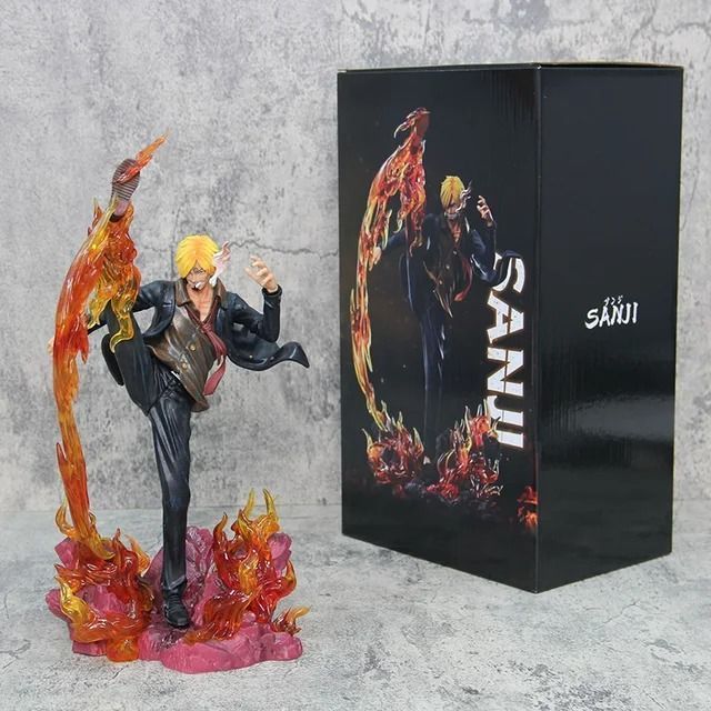Аниме фигурка One Piece Ван пис Vinsmoke Sanji, черная нога Санджи, 34 см (OP 0139)