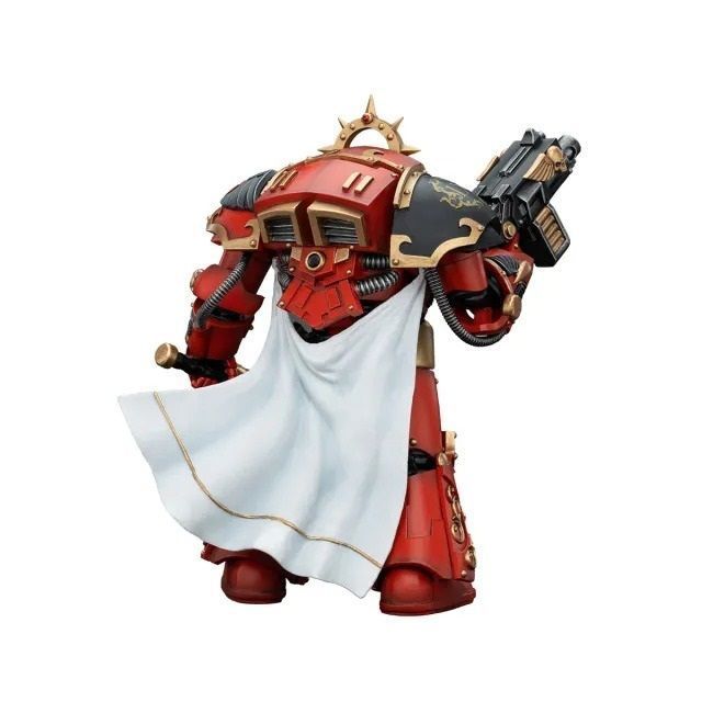 Фігурка з гри Warhammer 40k, Претор Легіону Кривавих Ангелів у термінаторських обладунках Тартароса, JOYTOY, рухома, 14,2 см (WHR 0102)