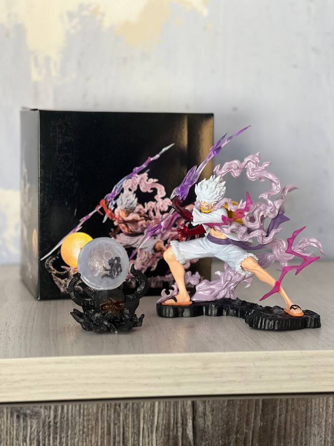 Аниме фигурка One Piece Ван Пис Luffy Мугивара Луффи, пятый гир, с подсветкой, 19 см (OP 0128)