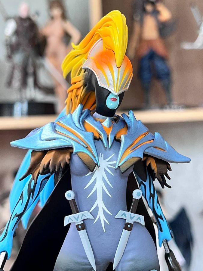 Фигурка из игры DOTA 2 Phantom Assassin Мортред, статуэтка фанатская версия без коробки, 20 см (DOTA 0037)