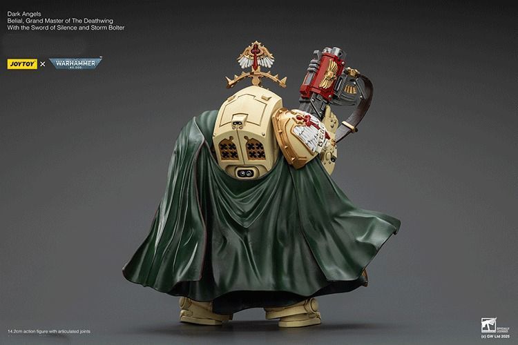 Фигурка из игры Warhammer 40k, Белиал, Великий Мастер Темных Ангелов, JOYTOY, подвижная, 14,2 см (WHR 0188)