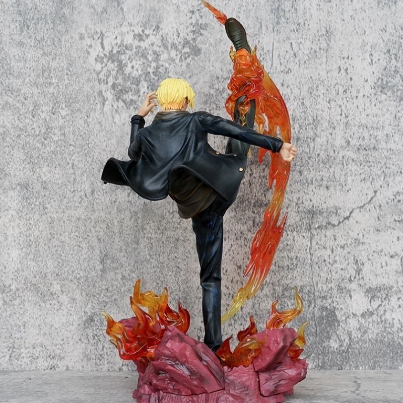 Аниме фигурка One Piece Ван пис Vinsmoke Sanji, черная нога Санджи, 34 см (OP 0139)