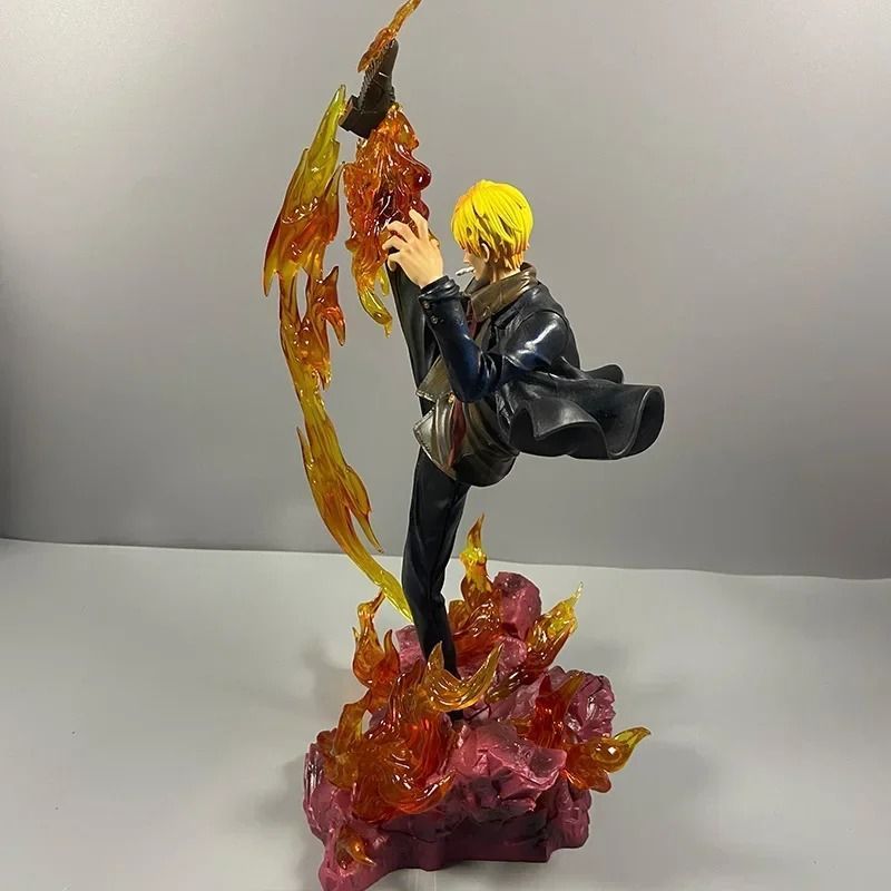 Аниме фигурка One Piece Ван пис Vinsmoke Sanji, черная нога Санджи, 34 см (OP 0139)