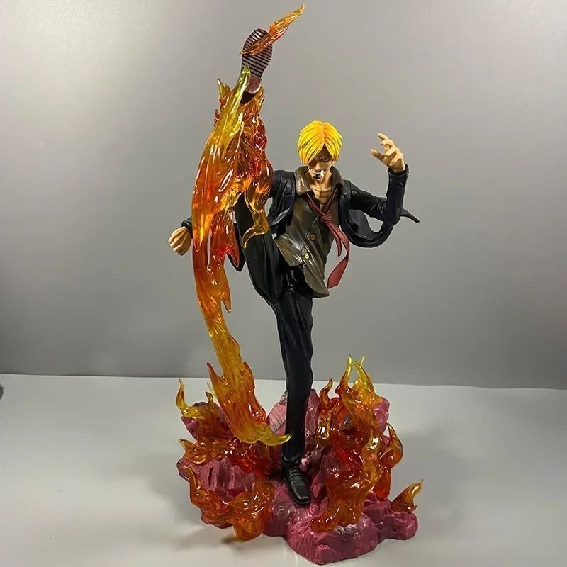 Аниме фигурка One Piece Ван пис Vinsmoke Sanji, черная нога Санджи, 34 см (OP 0139)