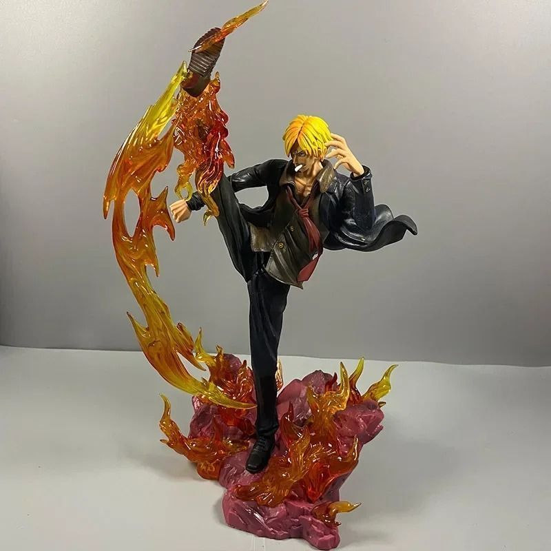 Аниме фигурка One Piece Ван пис Vinsmoke Sanji, черная нога Санджи, 34 см (OP 0139)