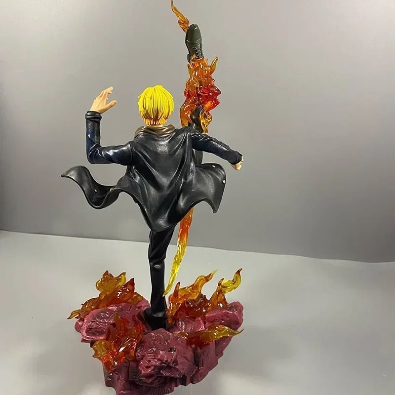 Аниме фигурка One Piece Ван пис Vinsmoke Sanji, черная нога Санджи, 34 см (OP 0139)