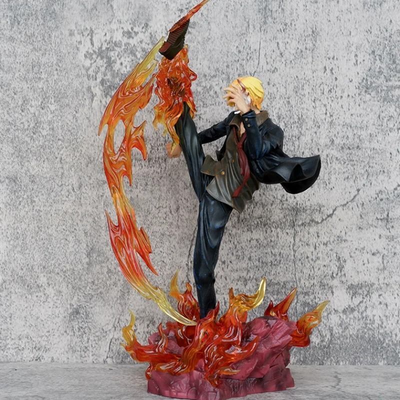 Аниме фигурка One Piece Ван пис Vinsmoke Sanji, черная нога Санджи, 34 см (OP 0139)