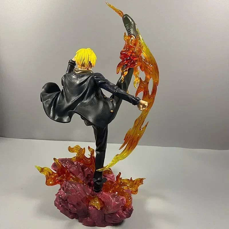 Аниме фигурка One Piece Ван пис Vinsmoke Sanji, черная нога Санджи, 34 см (OP 0139)