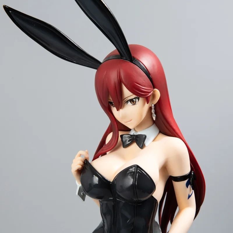 Аниме фигурка с заячьими ушками Fairy Tail Хвост Феи, Erza Scarlet Эрза Скарлет, 47 см (FAT 0001)