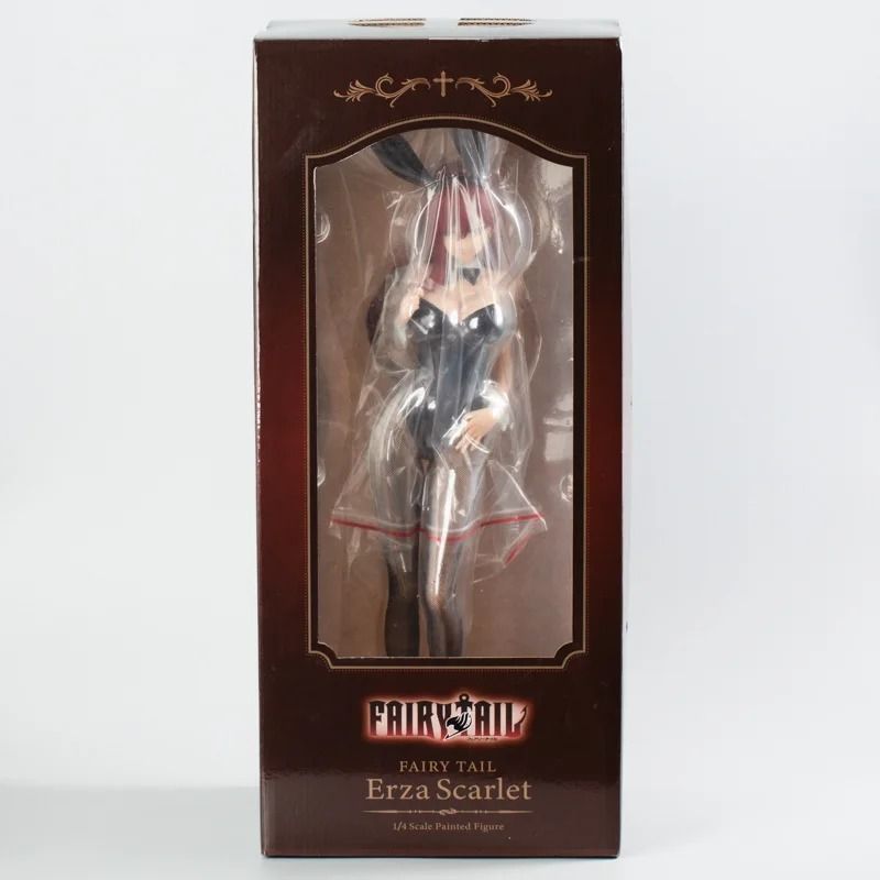 Аниме фигурка с заячьими ушками Fairy Tail Хвост Феи, Erza Scarlet Эрза Скарлет, 47 см (FAT 0001)