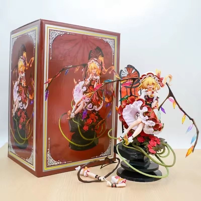 Аніме фігурка з гри Touhou 6 Flandre Scarlet, молодша сестра алої дияволиці Фландр Скарлет, 25 см (TOHU 0004)