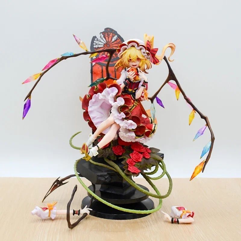 Аніме фігурка з гри Touhou 6 Flandre Scarlet, молодша сестра алої дияволиці Фландр Скарлет, 25 см (TOHU 0004)