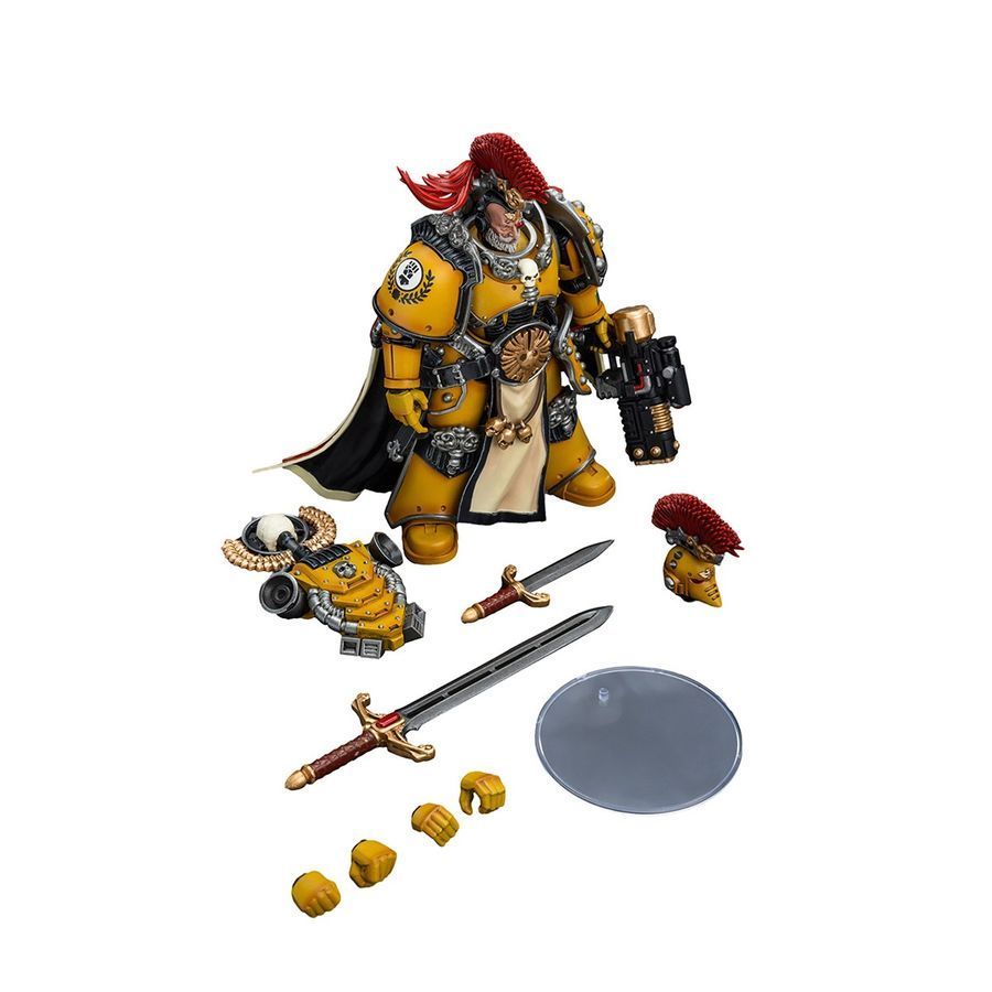 Фигурка из игры Warhammer 40k, Претор Легиона Имперских Кулаков с силовым мечом, JOYTOY, подвижная, 12,4 см (WHR 0141)
