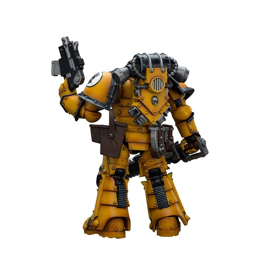 Фигурка из игры Warhammer 40k, Имперские Кулаки, Разоритель Легиона с цепным мечом, JOYTOY, подвижная, 12,5 см (WHR 0013)