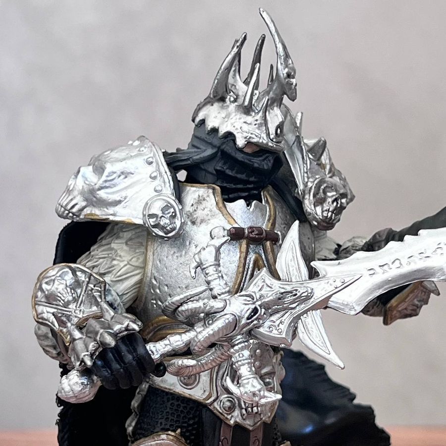 Фігурка з гри World of Warcraft Варкрафт Arthas Lich King Артас Король Лич, 17 см (WC 0031)