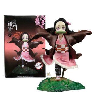 Аниме фигурка Demon Slayer Клинок рассекающий демонов Kamado Nezuko, маленькая Незуко, 13 см (BDD 0149)