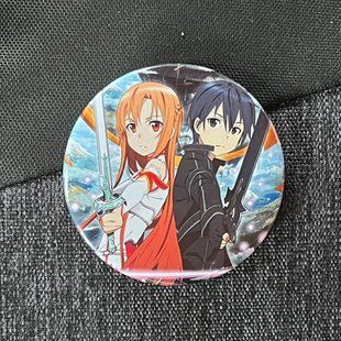 Значок аниме Мастера меча онлайн Sword Art Online, диаметр 58 мм (ZNSAO 0025)