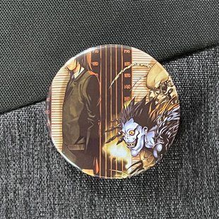 Значок аниме Тетрадь смерти Death Note, диаметр 58 мм (ZNDNA 0007)