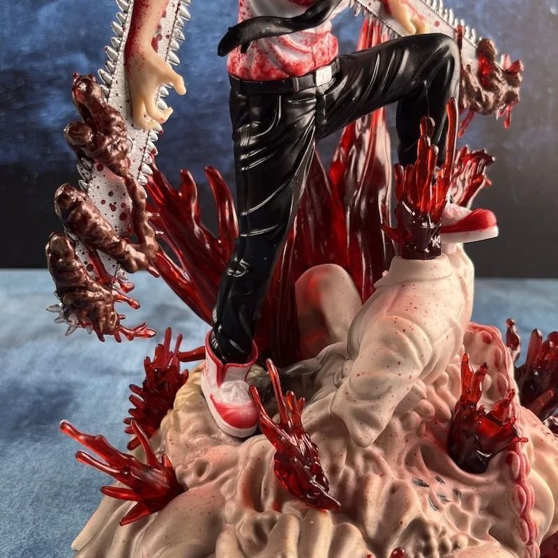 Аніме фігурка Людина-Бензопила Chainsaw Man Denji, Денджі, не рухома, 29 см (CHM 0002)
