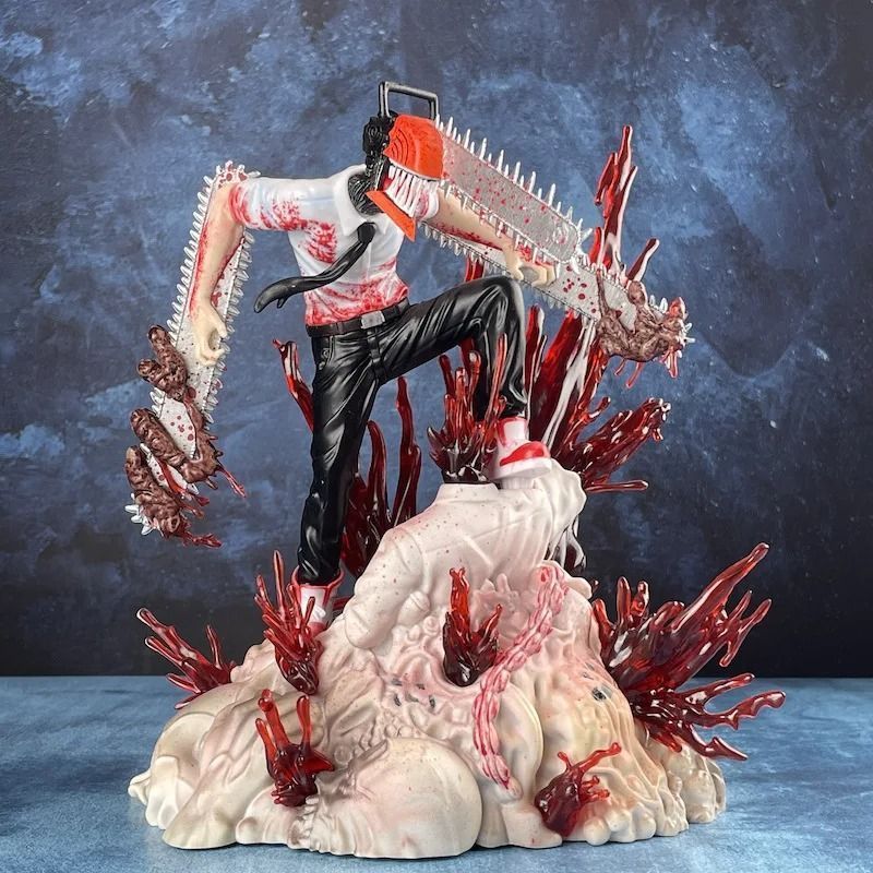 Аніме фігурка Людина-Бензопила Chainsaw Man Denji, Денджі, не рухома, 29 см (CHM 0002)