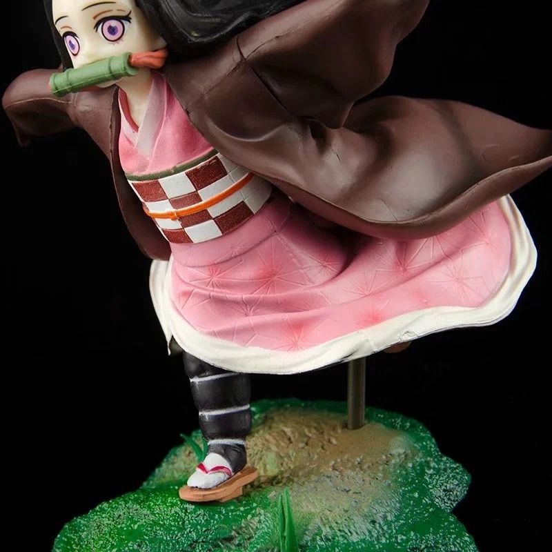 Аниме фигурка Demon Slayer Клинок рассекающий демонов Kamado Nezuko, маленькая Незуко, 13 см (BDD 0149)