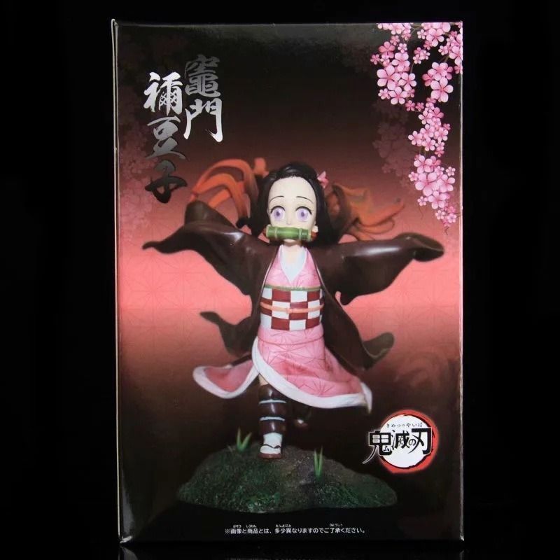 Аниме фигурка Demon Slayer Клинок рассекающий демонов Kamado Nezuko, маленькая Незуко, 13 см (BDD 0149)