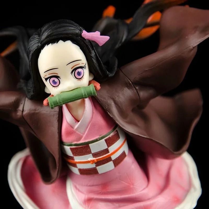Аниме фигурка Demon Slayer Клинок рассекающий демонов Kamado Nezuko, маленькая Незуко, 13 см (BDD 0149)