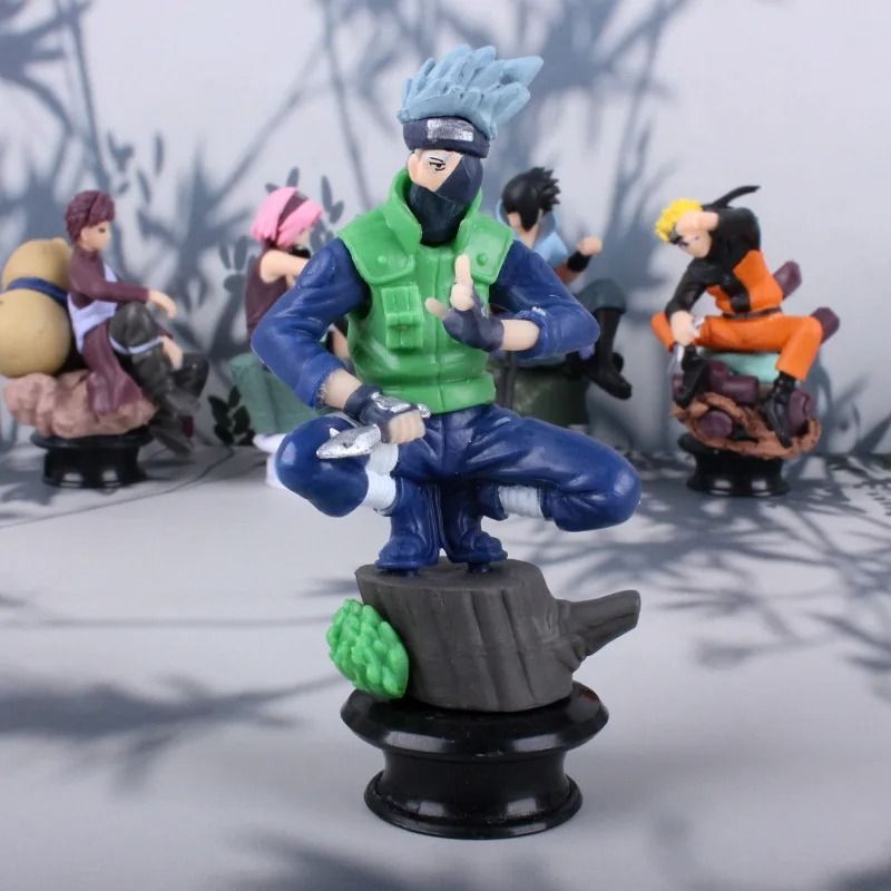 Аніме фігурка Naruto, Наруто набір з 6 фігурок, 10см (NAR 0020)