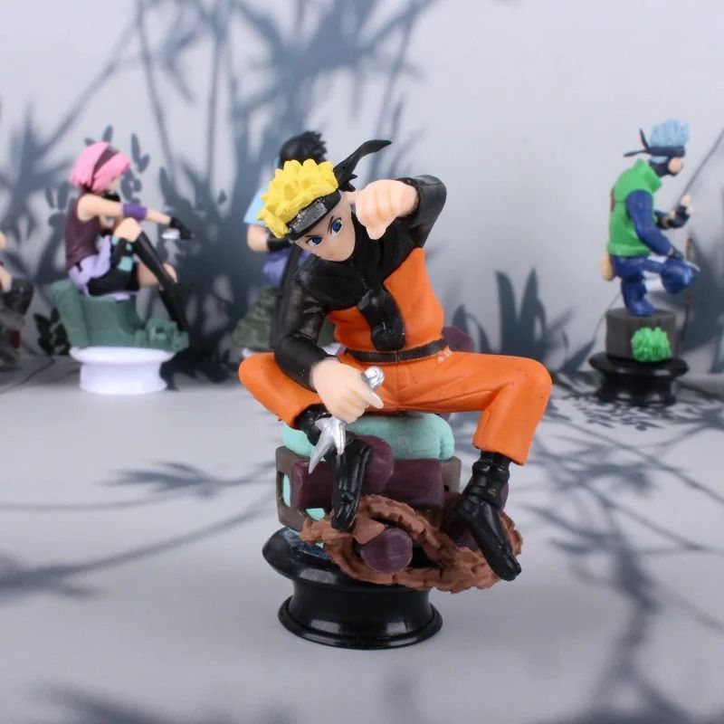 Аніме фігурка Naruto, Наруто набір з 6 фігурок, 10см (NAR 0020)