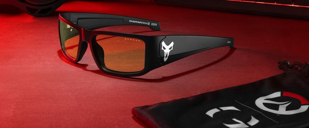 Комп'ютерні окуляри для геймерів Gunnar Overwatch Reaper, Black Ash, Amber (RPR-00101)