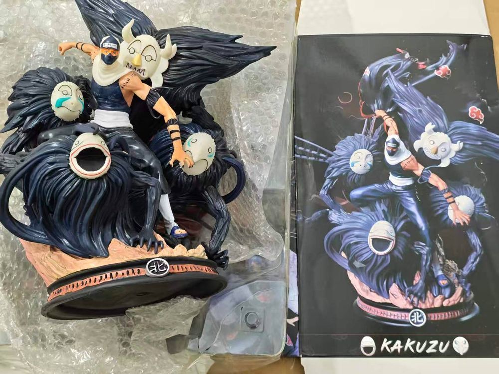 Аніме фігурка Naruto Наруто Kakuzu Какузу з Акацукі, нерухомий, 44 см (NAR 0097)