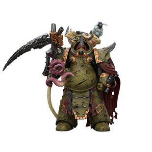 Фигурка Warhammer 40k, Гвардия Смерти, Чемпион терминаторов Савана Смерти "Ver. 3" с Косой Manreaper, JOYTOY, подвижная, 14 см (WHR 0245)