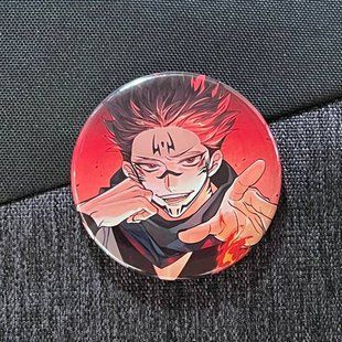 Значок аниме Магическая битва - Jujutsu Kaisen, диаметр 58 мм (ZNJUK 0018)
