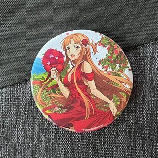 Значок аниме Мастера меча онлайн Sword Art Online, диаметр 58 мм (ZNSAO 0026)