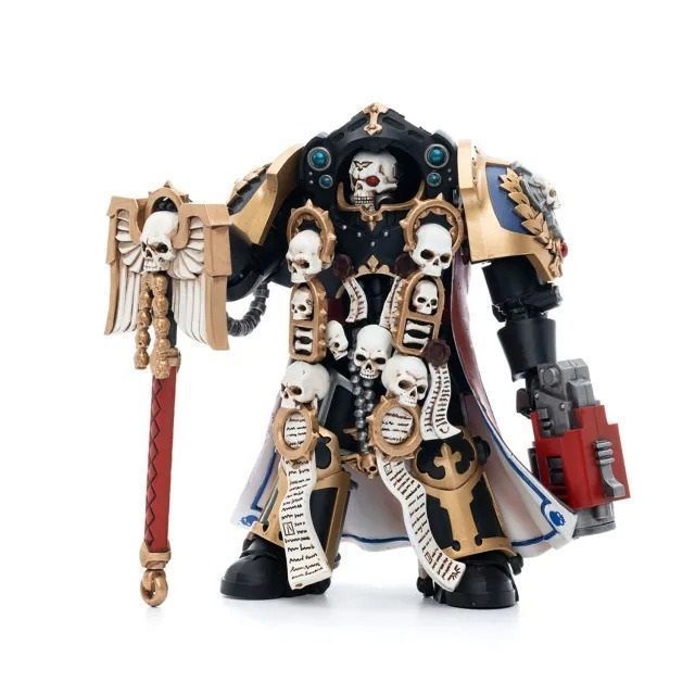 Фігурка з гри Warhammer 40k, Термінатор-капелан Ультрамаринів Брат Ваніус, JOYTOY, рухома, 12,7 см (WHR 0065)