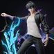 Аніме фігурка Player 1 Studio - Solo Leveling The Shadow Monarch Awakening Jin Woo, Тільки я візьму новий рівень Сон Джин Ву, не рухлива, з підсвічуванням, 38 см (SOLE 0002)