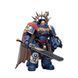Фигурка из игры Warhammer 40k, Капитан Ультрамаринов в доспехах Гравис, JOYTOY, подвижная, 12,1 см (WHR 0023)