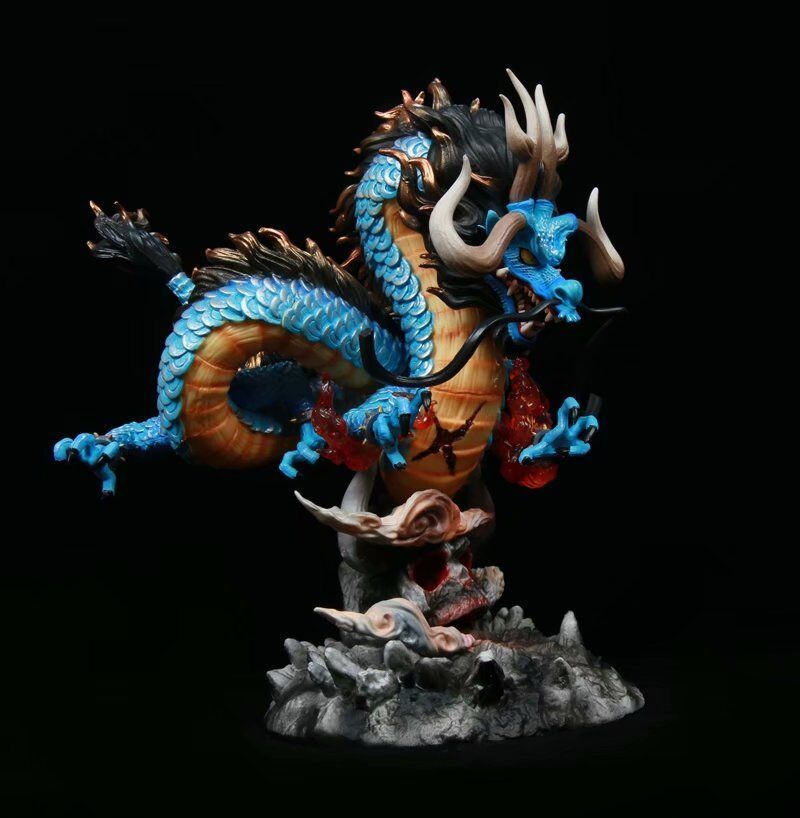 Аніме фігурка One Piece Ван піс Kaido Kaidou Dragon, Кайдо у формі дракону, з підсвічуванням, 22 см (OP 0057)