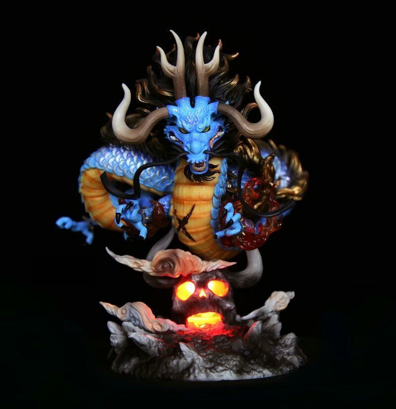Аніме фігурка One Piece Ван піс Kaido Kaidou Dragon, Кайдо у формі дракону, з підсвічуванням, 22 см (OP 0057)