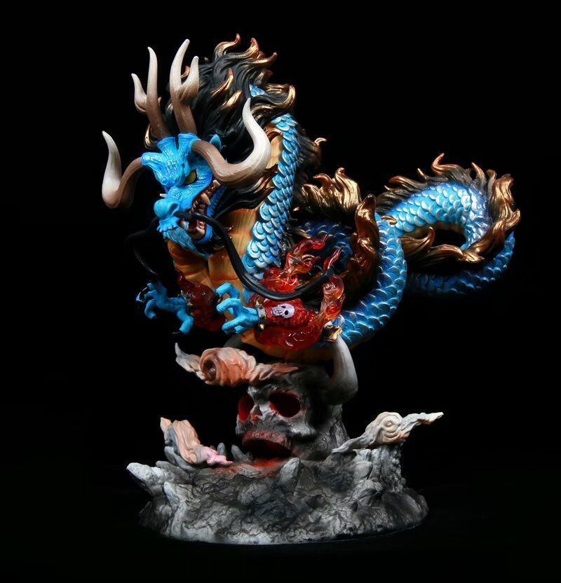 Аніме фігурка One Piece Ван піс Kaido Kaidou Dragon, Кайдо у формі дракону, з підсвічуванням, 22 см (OP 0057)