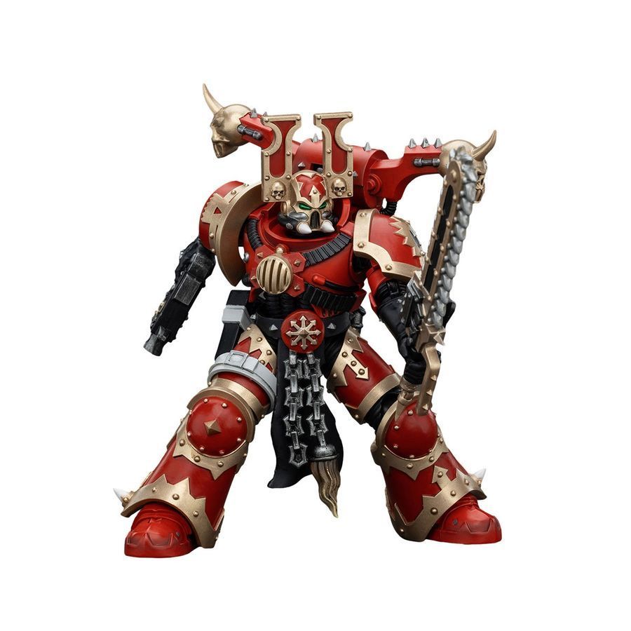 Фігурка з гри Warhammer 40k, Берсерк Пожирачі Світів Кхорн версія 2, JOYTOY, рухлива, 12,6 см (WHR 0151)
