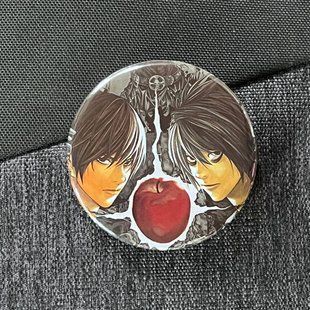 Значок аниме Тетрадь смерти Death Note, диаметр 58 мм (ZNDNA 0009)