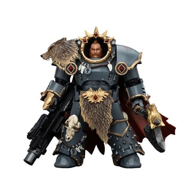 Фигурка из игры Warhammer 40k, Космические Волки Хварл Красный Клинок, JOYTOY, подвижная, 14,2 см (WHR 0113)