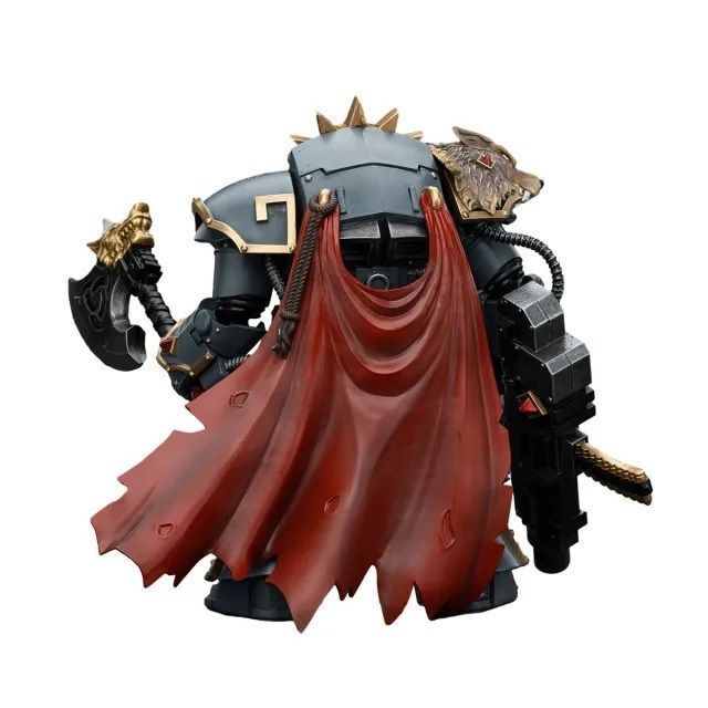 Фигурка из игры Warhammer 40k, Космические Волки Хварл Красный Клинок, JOYTOY, подвижная, 14,2 см (WHR 0113)