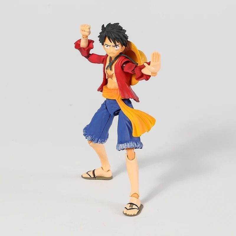 Аниме Фигурка Ван Пис One Piece Luffy Мугивара Луффи, подвижный на шарнирах, 17 см (OP 0162)