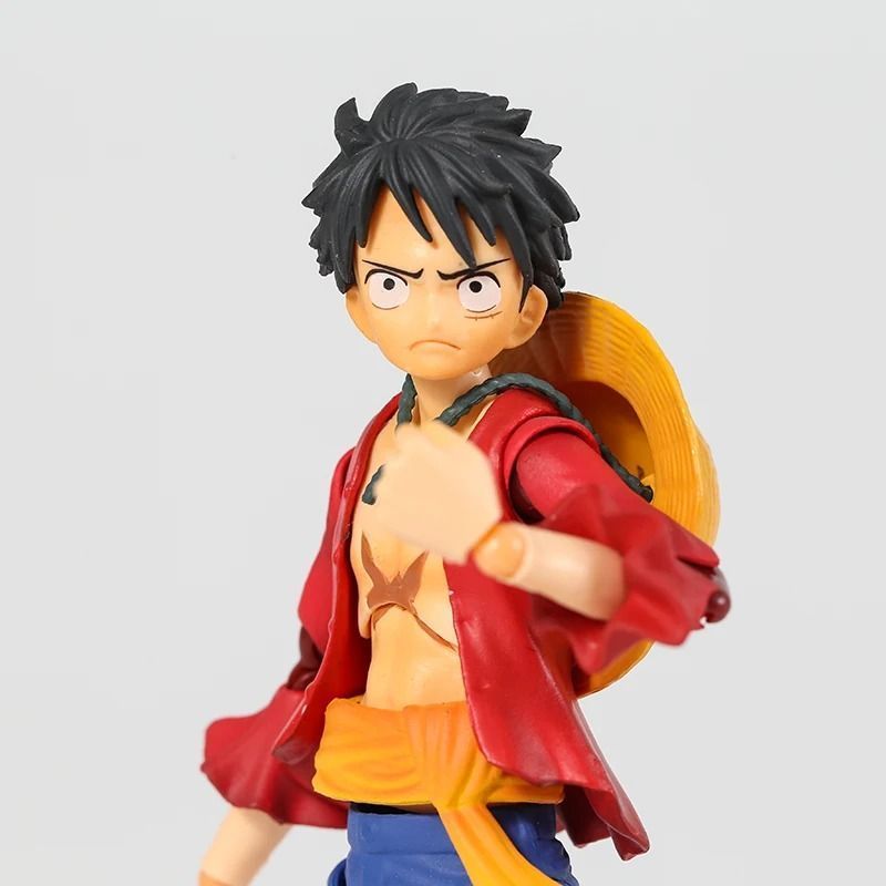 Аниме Фигурка Ван Пис One Piece Luffy Мугивара Луффи, подвижный на шарнирах, 17 см (OP 0162)