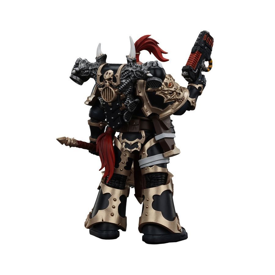 Фигурка из игры Warhammer 40k, Космодесантники Хаоса избранный Чёрного Легиона, JOYTOY, подвижная, 12,6 см (WHR 0152)